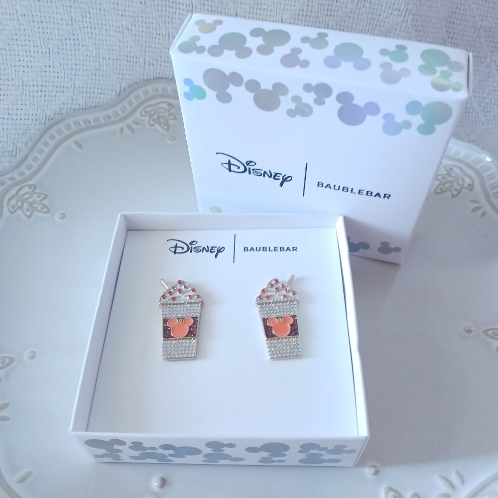 Baublebar × Disney Mickey Mouse Pumpkin Spice Latte PSL Earrings